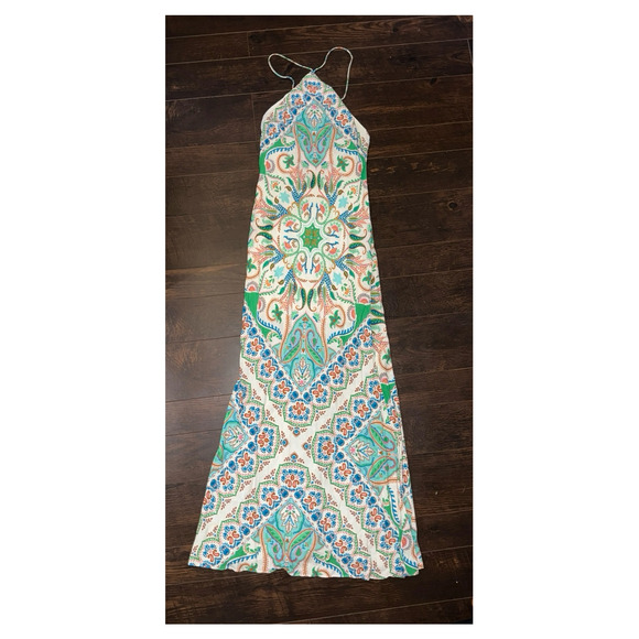 RARE!!! MANGO BLOGGER FAVE!!! Linen Blend Maxi Dress NWT - Picture 16 of 16